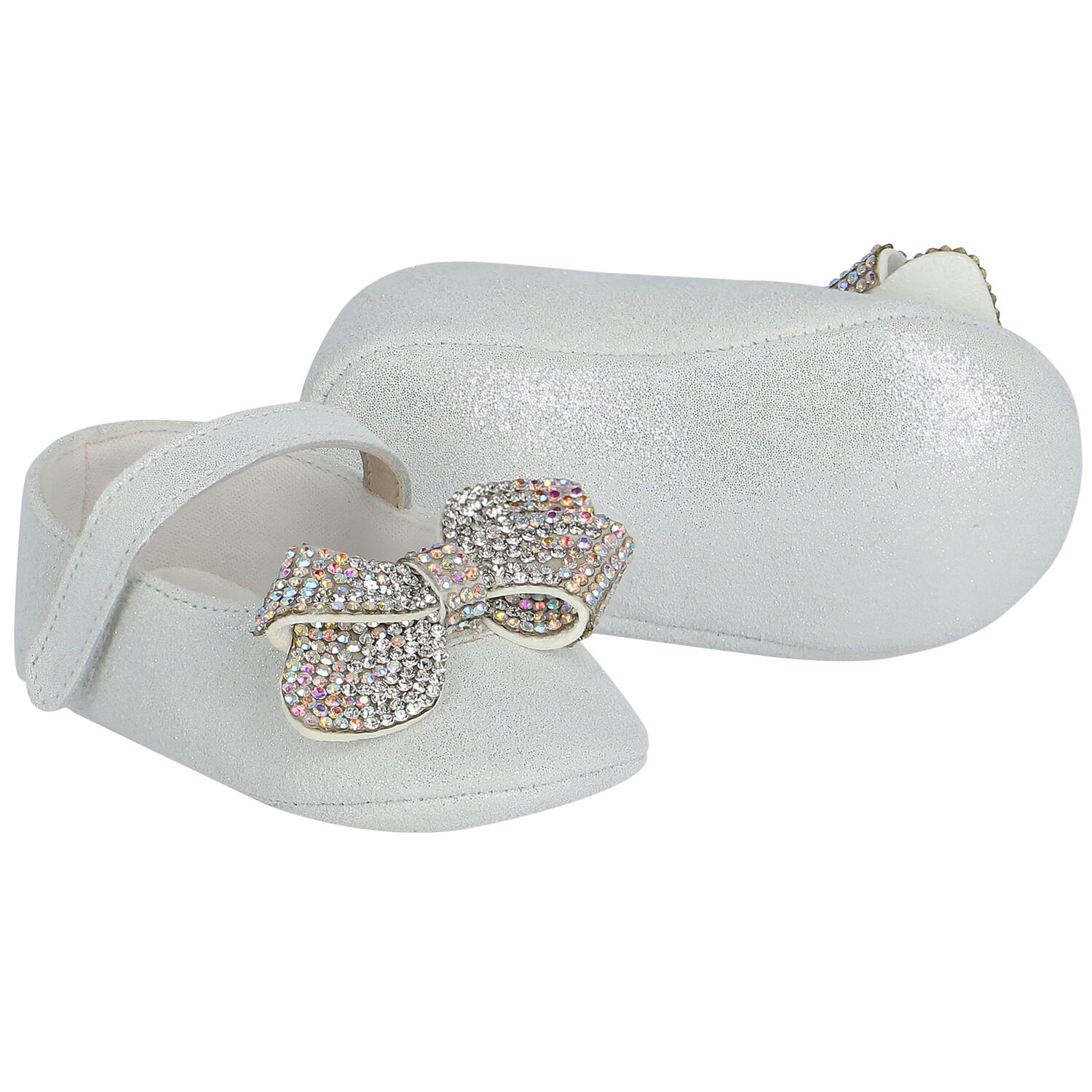 حذاء بنات باللون الأبيض, 1, hi-res