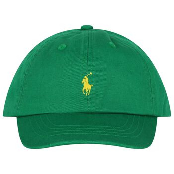 Boys Green Logo Cap