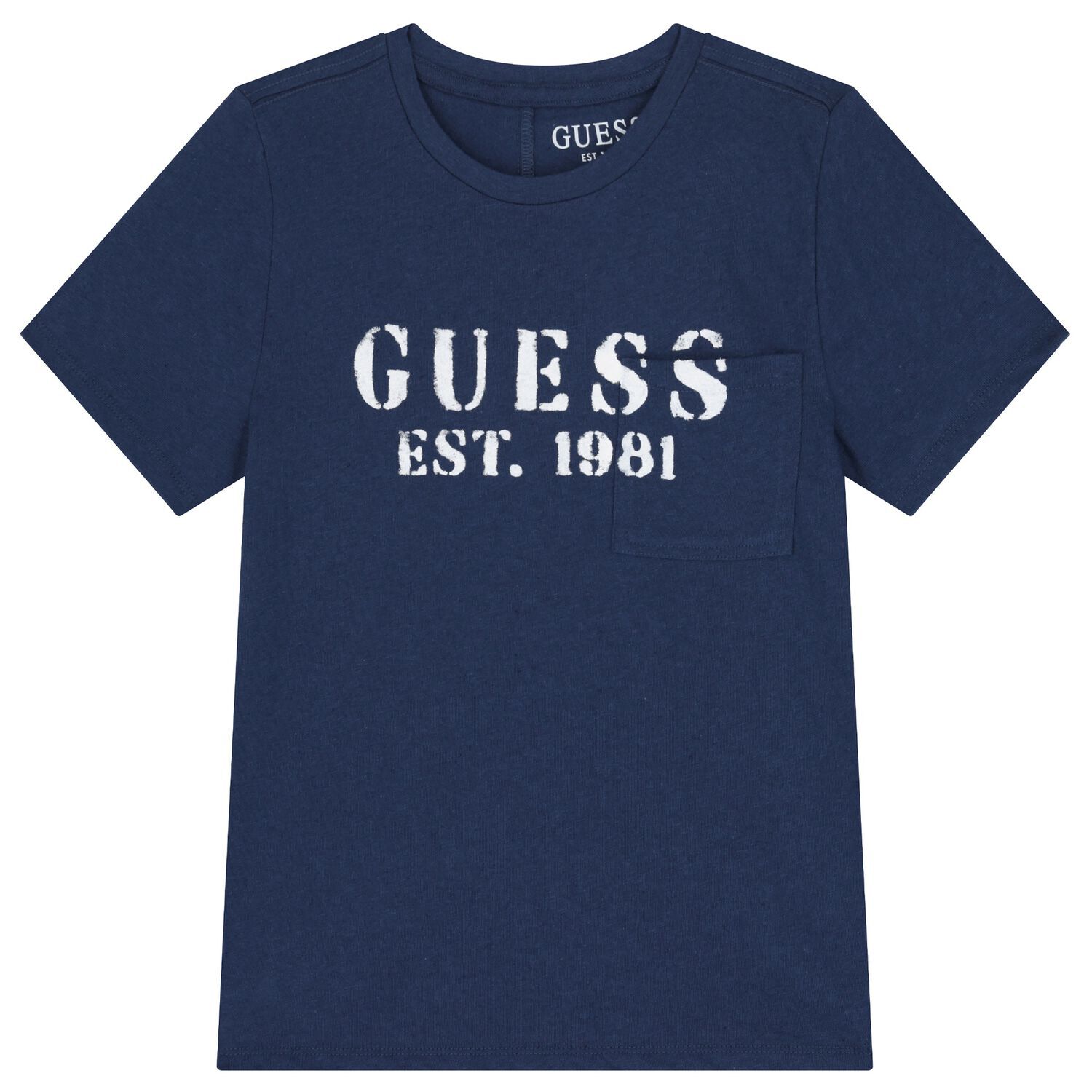 Boys Navy Blue Logo T-Shirt, 1, hi-res