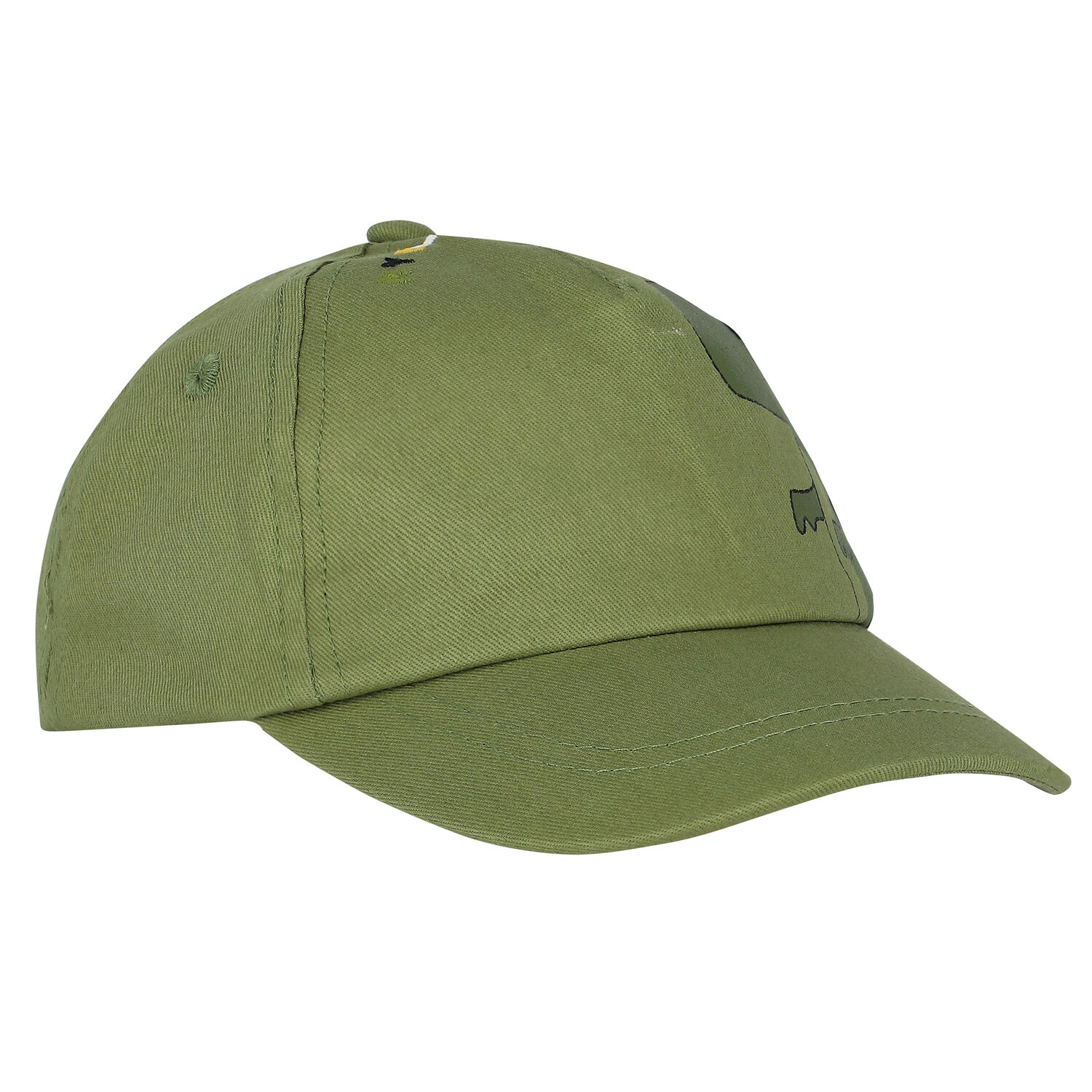 Younger Boys Green Dinosaur Hat, 1, hi-res