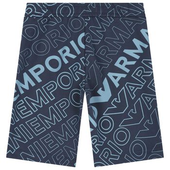 Boys Blue Logo Shorts