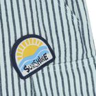 Boys Blue Striped Shorts, 1, hi-res