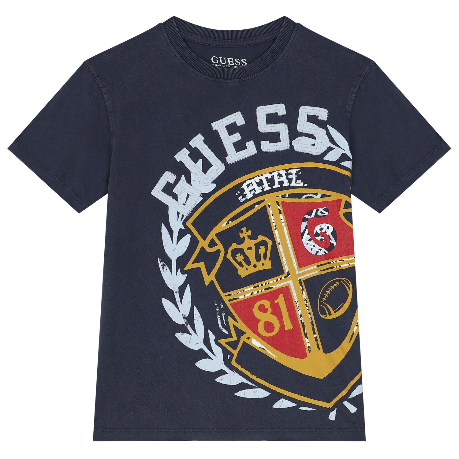 Boys Navy Blue Logo T-Shirt, 1, hi-res image number null