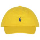 Boys Yellow Logo Cap, 2, hi-res
