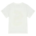 Girls Ivory Logo T-Shirt, 1, hi-res