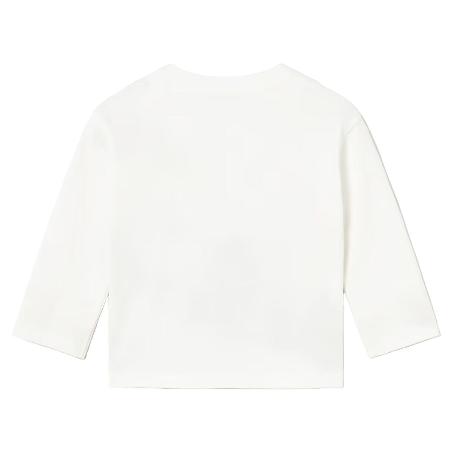 Younger Boys White Tiger Long Sleeve Top, 1, hi-res
