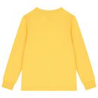تيشيرت بولو للأولاد بنقشة دب باللون الأصفر , 1, hi-res