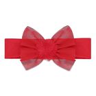 Baby Girls Red Pom Pom Headband, 1, hi-res
