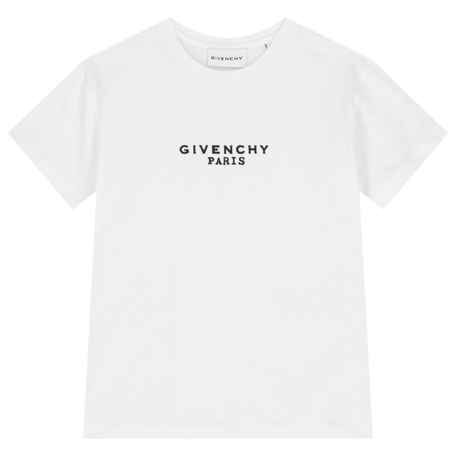 Girls White Logo T-Shirt, 1, hi-res