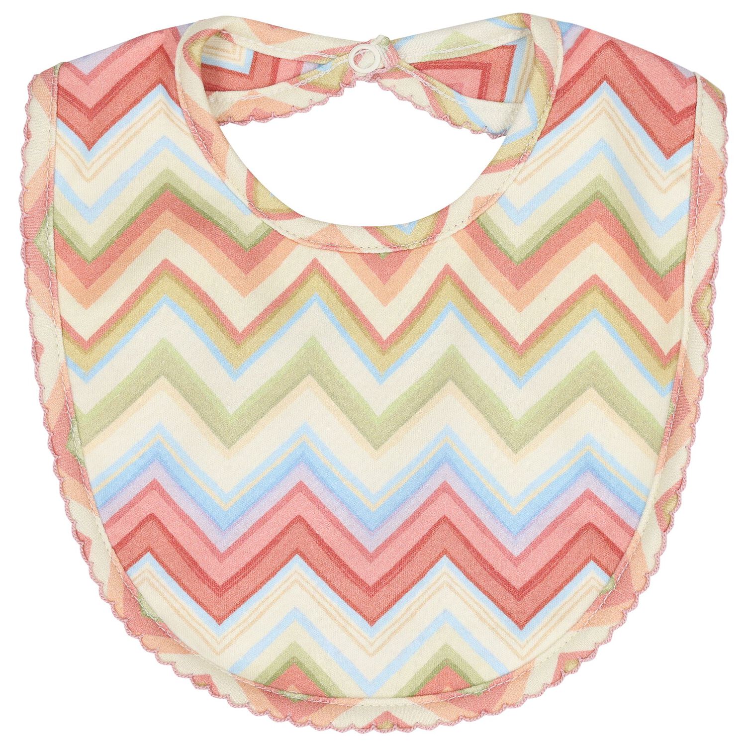 Baby Girls Multi-Coloured Zig Zag Babygrow Set, 2, hi-res