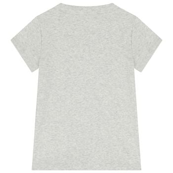 Girls Grey Logo T-Shirt