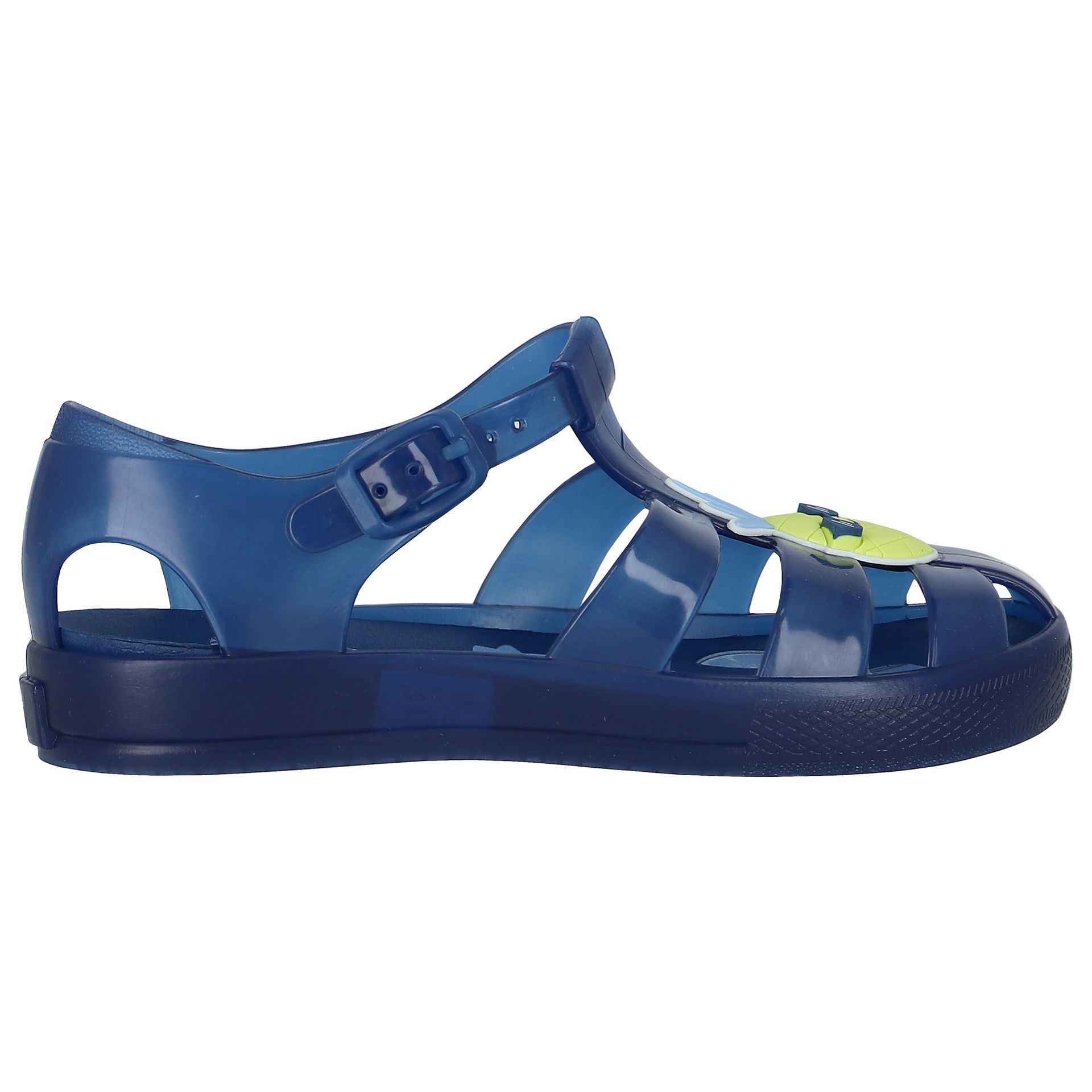 Navy blue jelly sandals clearance