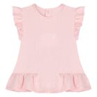 Baby Girls Pink Floral Shorts Set, 1, hi-res