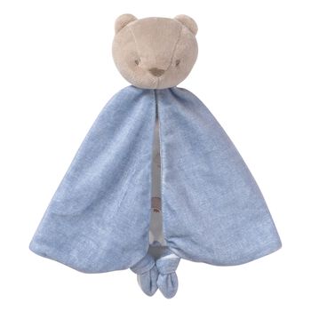 Baby Boys Blue & Beige Doudou Comforter