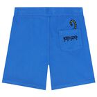 Boys Blue Tiger Shorts, 2, hi-res