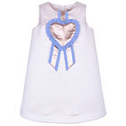 فستان ساتان باللون الزهري, 1, hi-res