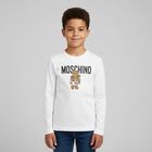 توب بأكمام بشعار تيدي باللون العاجي, 2, hi-res