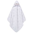 White Teddy Bear Hooded Towel, 1, hi-res