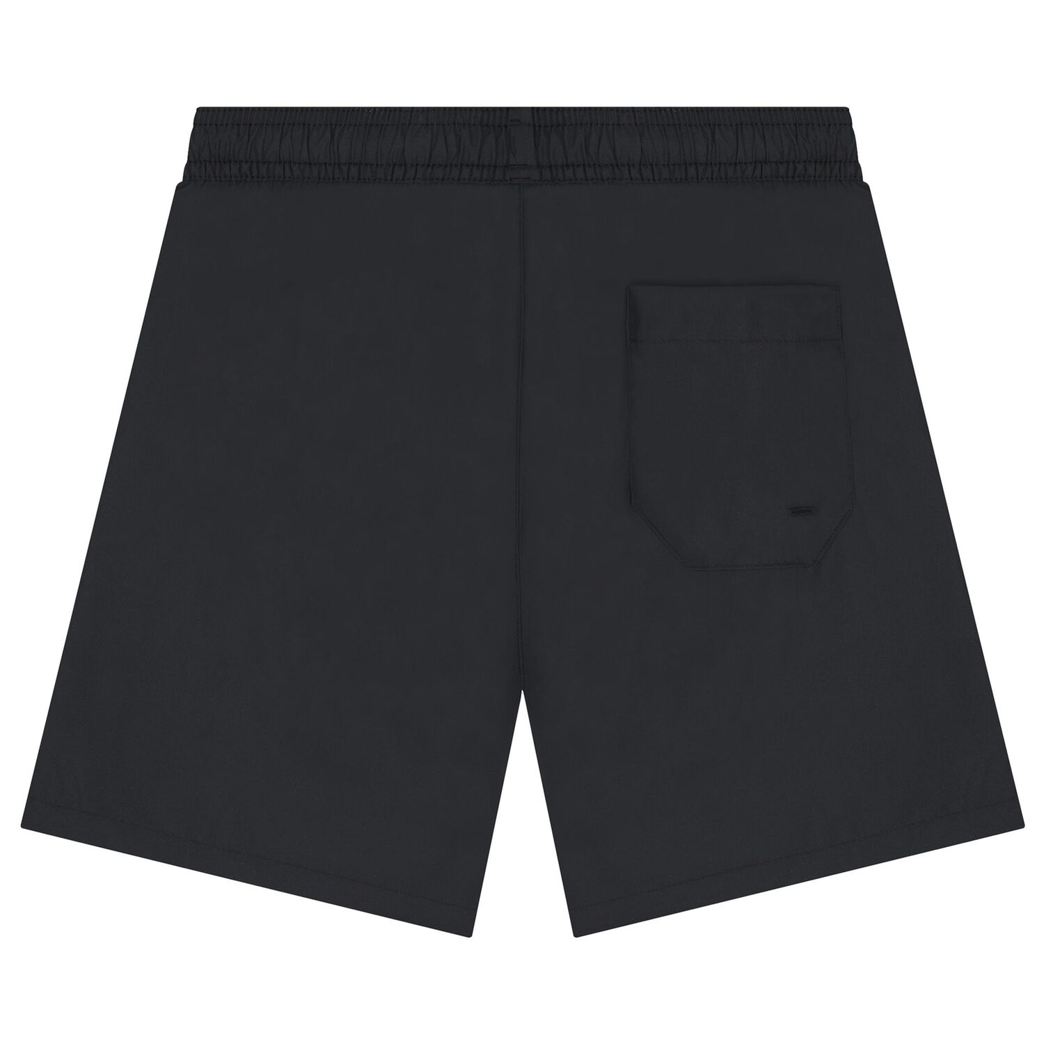 Boys Black Logo Swim Shorts, 1, hi-res