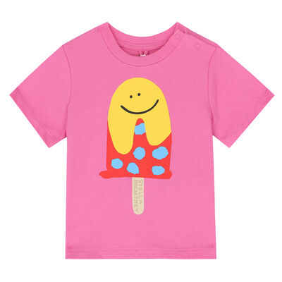 Younger Girls Pink Pop-Sickle T-Shirt