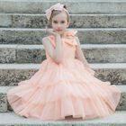 Girls Pink Haute Couture Dress, 1, hi-res
