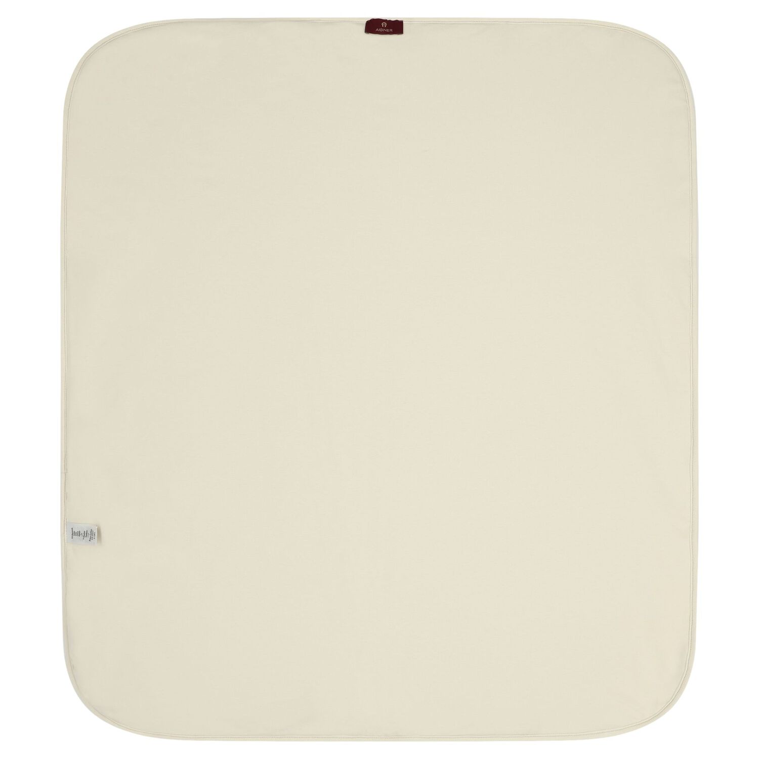 Beige & Ivory Logo Blanket, 1, hi-res
