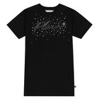 Girls Black Diamond Logo Dress, 1, hi-res