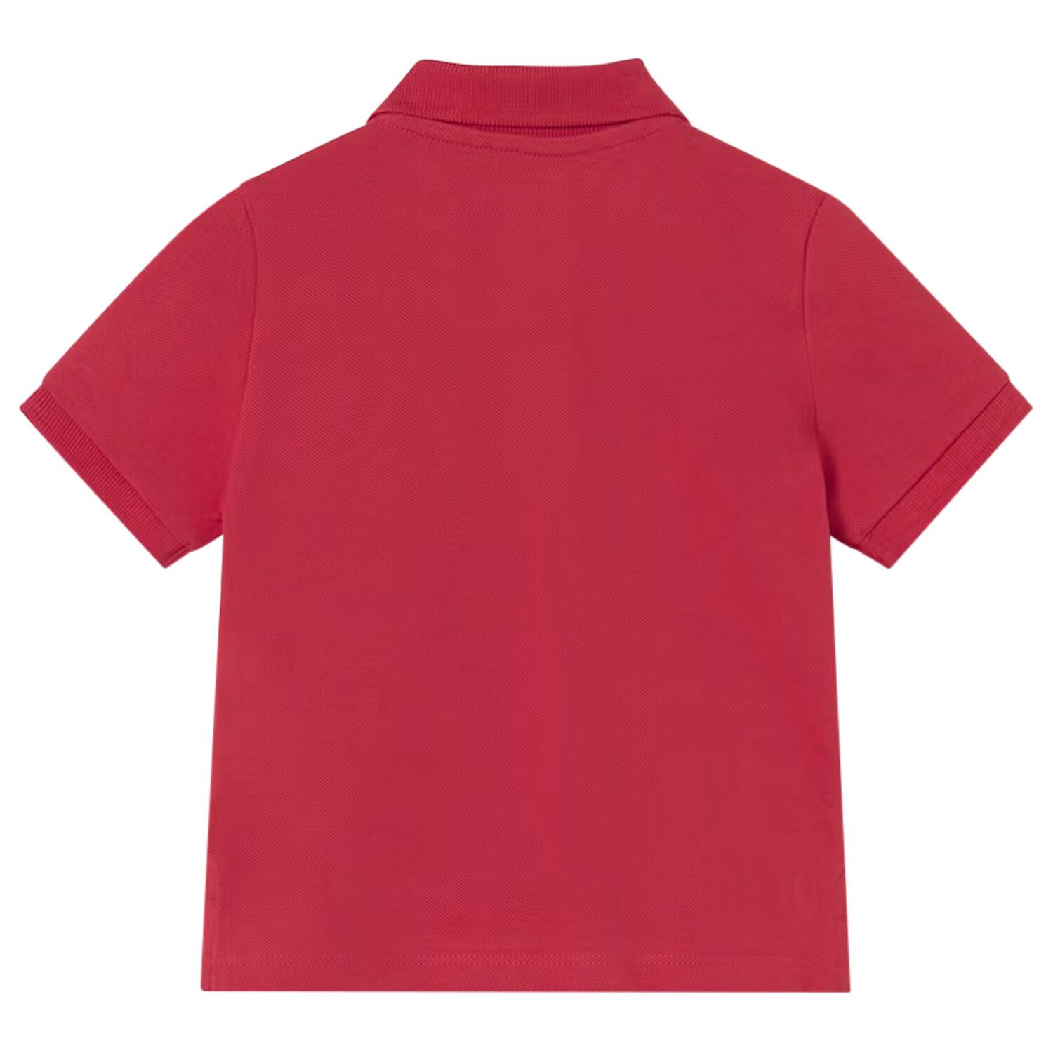 Younger Boys Red Logo Polo Shirt, 5, hi-res