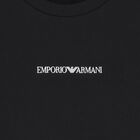 سويت شيرت للاولاد بالشعار باللون الاسود , 1, hi-res