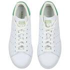 White & Green Stan Smith Trainers, 3, hi-res