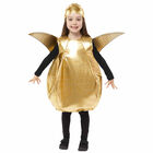 Girls Golden Snitch Costume, 1, hi-res