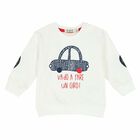 Younger Boys Ivory Top & Blue Trousers Set, 1, hi-res