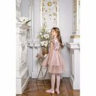 Girls Pink Tulle Special Occasion Dress, 1, hi-res