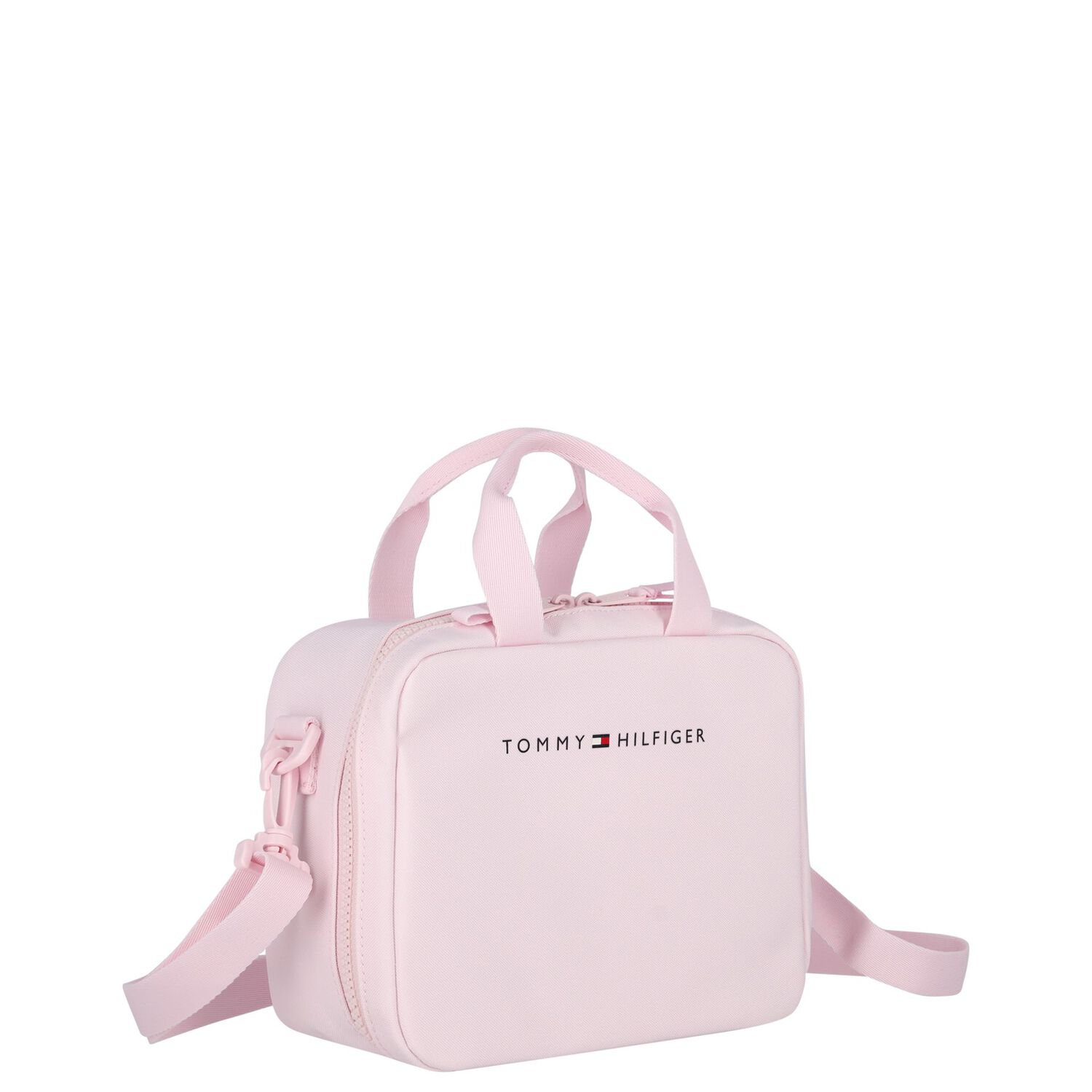 Girls Pink Logo Lunch Bag, 2, hi-res