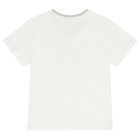 Baby Boys White Star T-Shirt, 1, hi-res