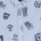 Boys Blue Logo Shirt, 1, hi-res