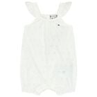 رومبير بنات مطرز بالشعار باللون الأبيض, 1, hi-res