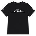 Boys Black Logo T-Shirt, 1, hi-res