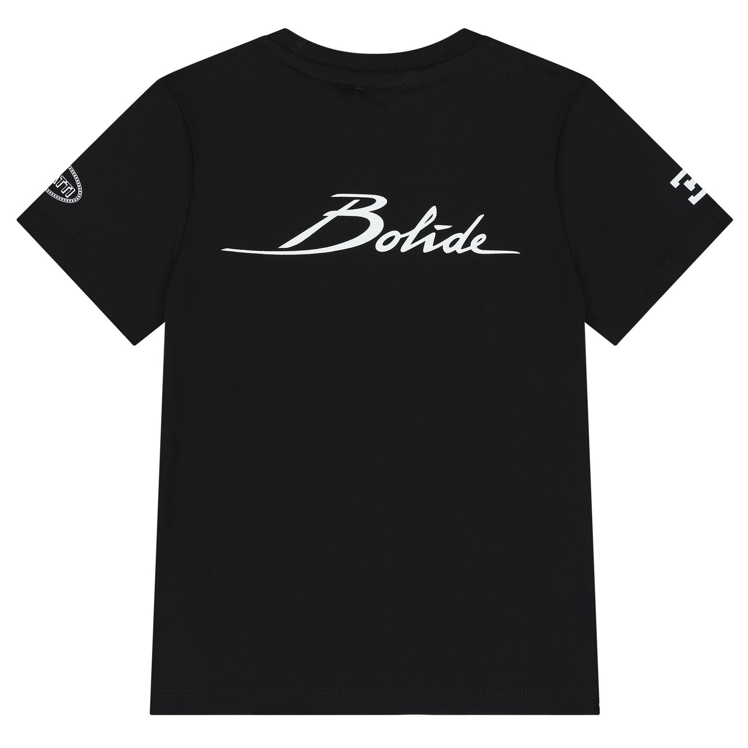 Boys Black Logo T-Shirt, 1, hi-res