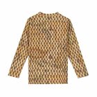 توب باكمام بطبعة خريطة باللون البيج للاولاد, 1, hi-res