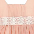 Girls Pink Tulle & Lace Dress, 1, hi-res