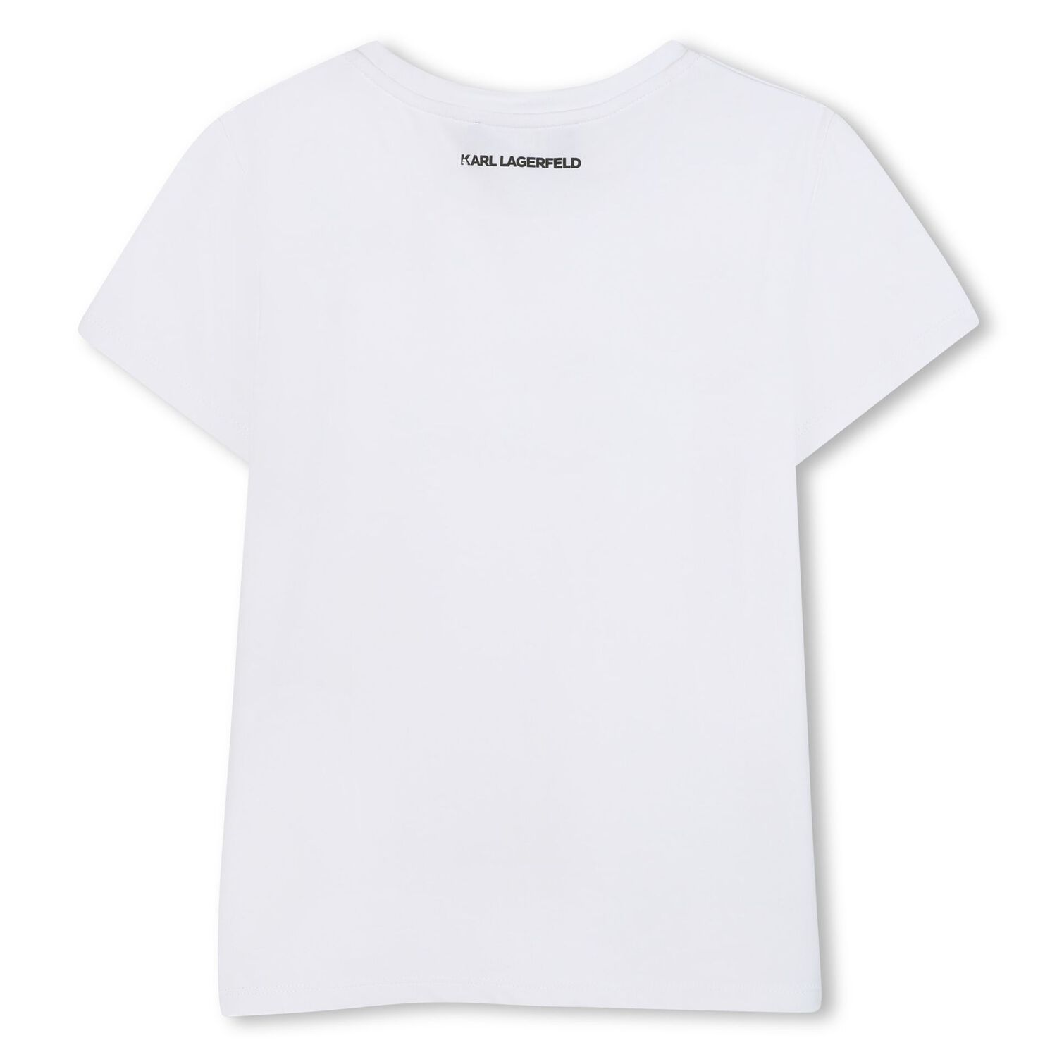 Girls White Logo T-Shirt, 2, hi-res