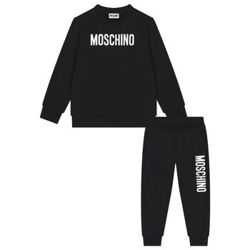 Black Logo Tracksuit