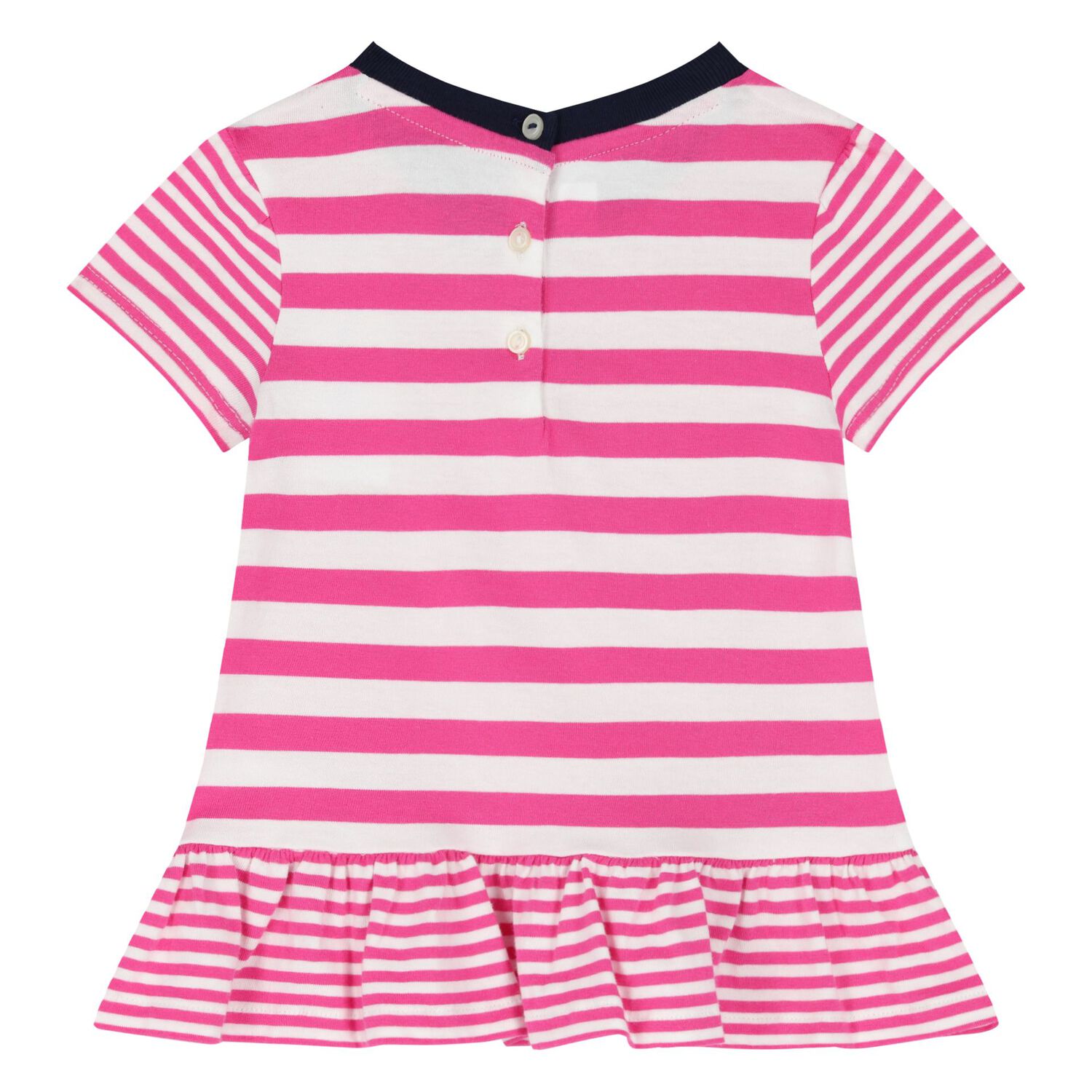 Baby Girls Pink & Navy Blue Leggings Set, 1, hi-res