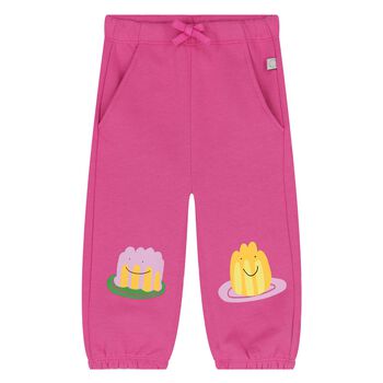 Younger Girls Pink Jelly Joggers