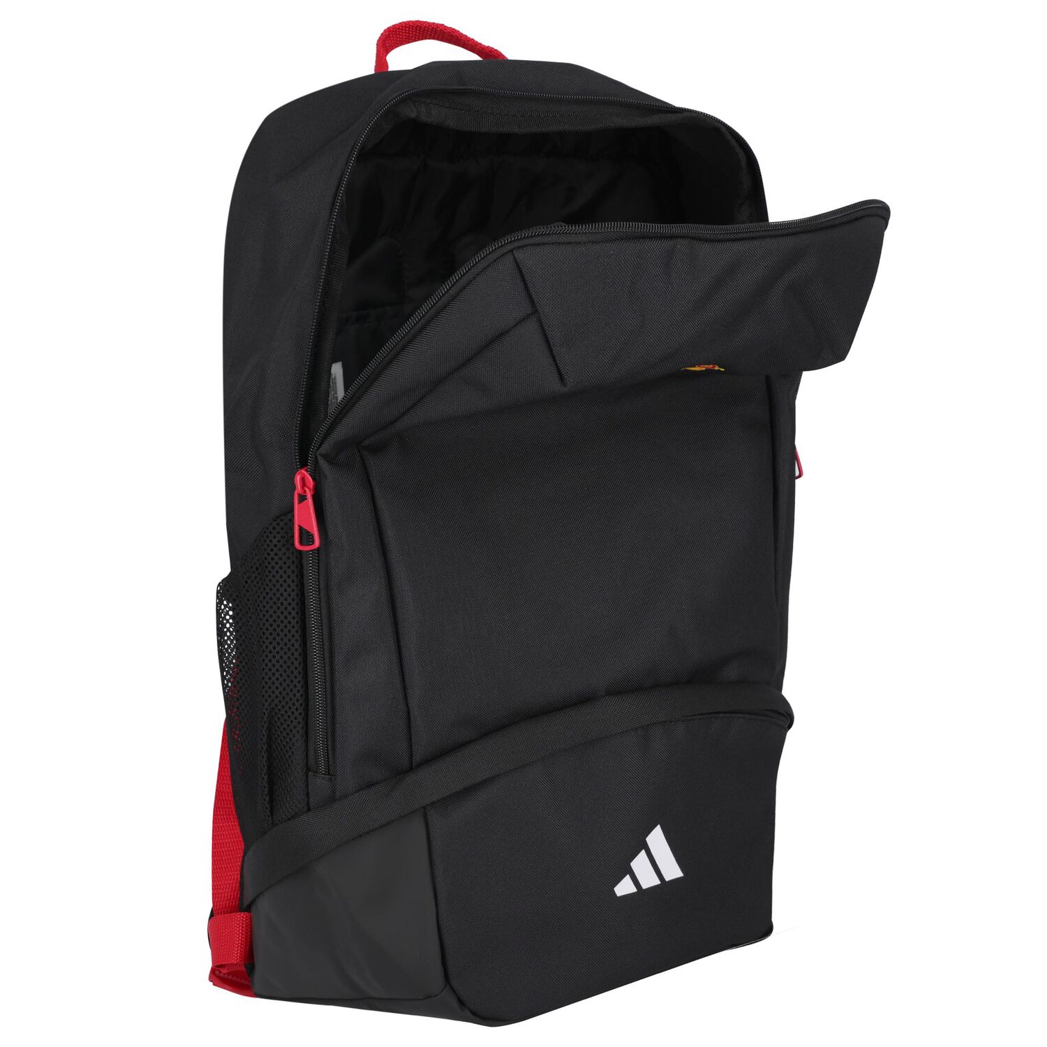 Black & Red Manchester Logo Backpack, 1, hi-res