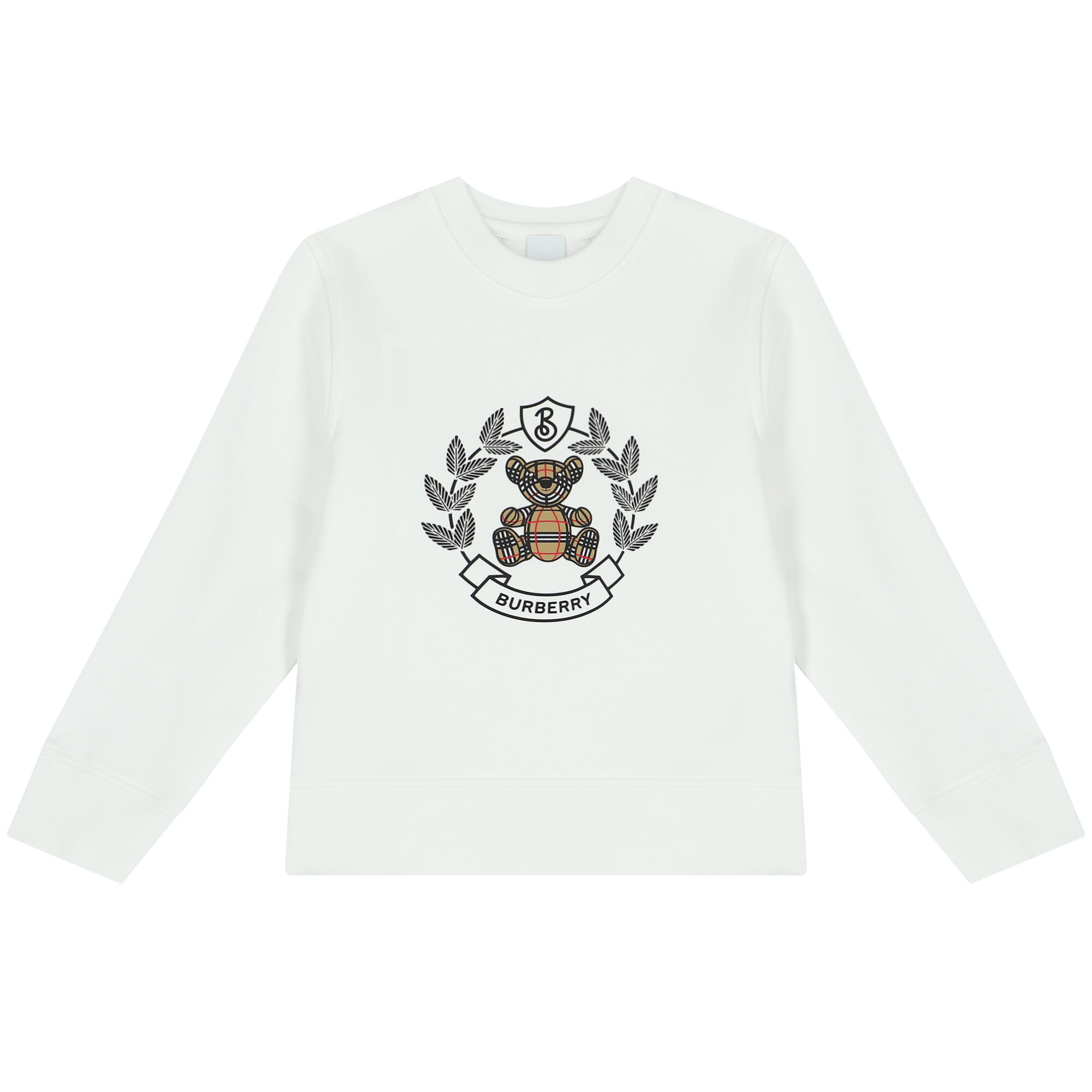 Burberry crest logo sweatshirt discount