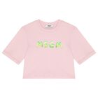 Girls Pink Logo T-Shirt, 1, hi-res