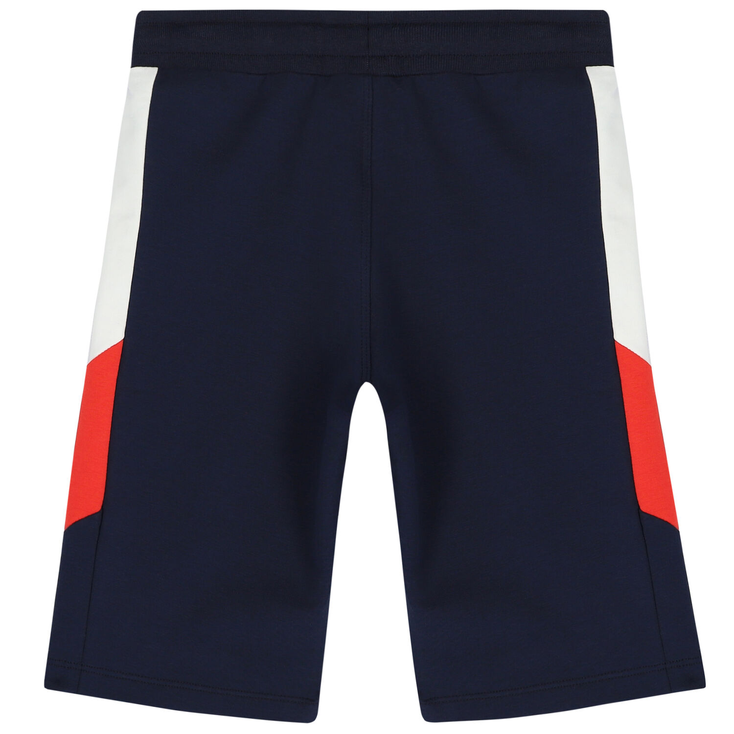 Boys Navy Logo Shorts, 1, hi-res