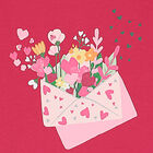 Girls Pink Floral T-Shirt, 1, hi-res